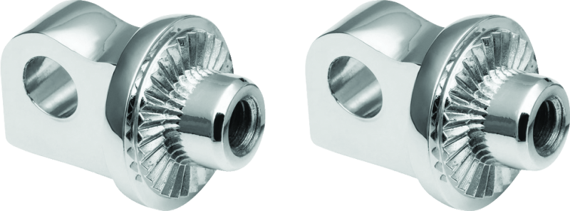 Kuryakyn Adj Stop Splined Peg Adapter Chrome - Cycle City Outdoors
