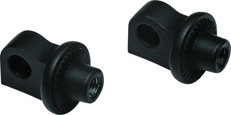 Kuryakyn Adjustable Stop Splined Peg Adapter Black - Cycle City Outdoors