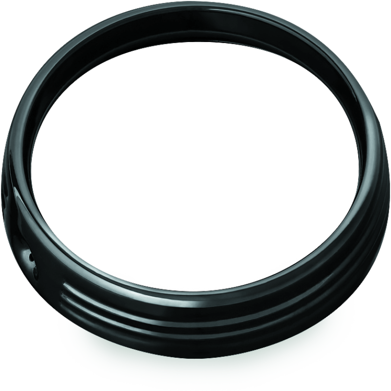 Kuryakyn 7in Headlight Trim Ring Black - Cycle City Outdoors