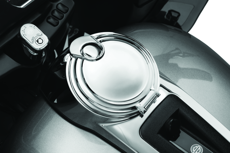 Kuryakyn Easy Fill Fuel Door Chrome - Cycle City Outdoors