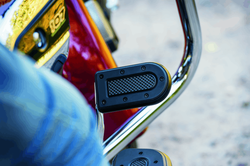 Kuryakyn Heavy Industry Brake Pedal Satin Black - Cycle City Outdoors