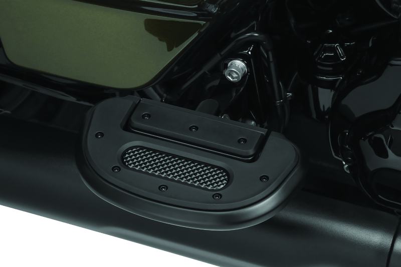 Kuryakyn Heavy Industry Passenger Floorboard Without Adapter Black - Cycle City Outdoors