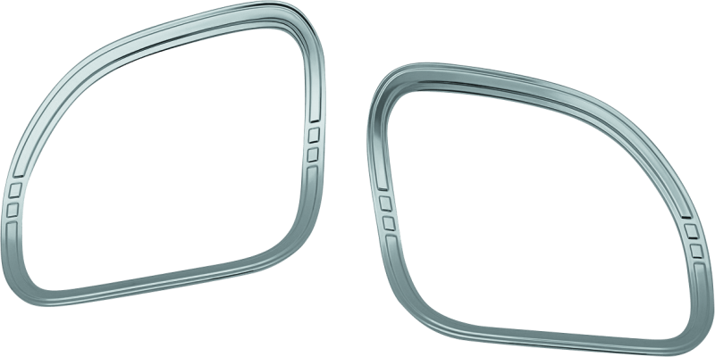 Kuryakyn Tri-Line Speaker Accents For Road Glide Chrome - Cycle City Outdoors