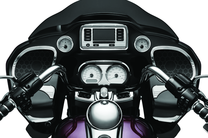 Kuryakyn Tri-Line Speaker Accents For Road Glide Chrome - Cycle City Outdoors