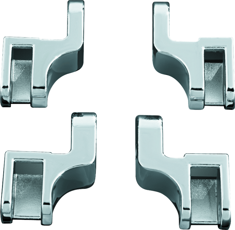 Kuryakyn Driver Floorboard Relocation Brackets For FLST Models Chrome - Cycle City Outdoors