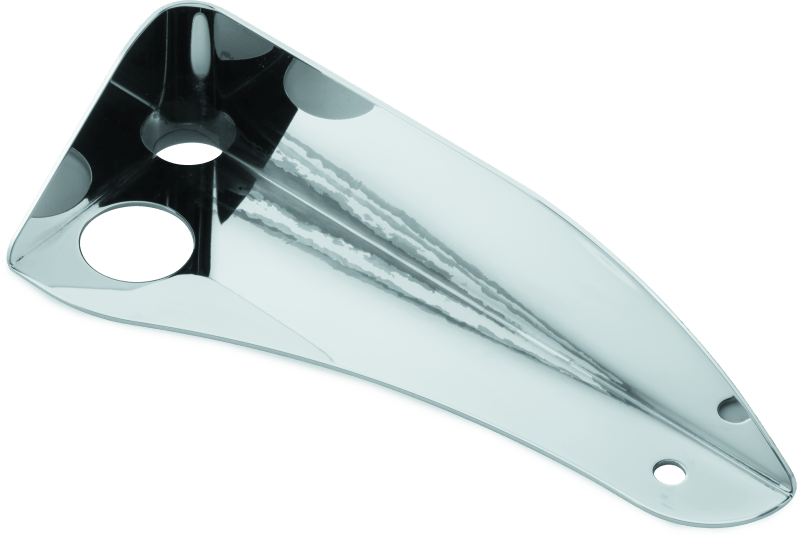 Kuryakyn Floorboard Exhaust Boot Guard Chrome - Cycle City Outdoors