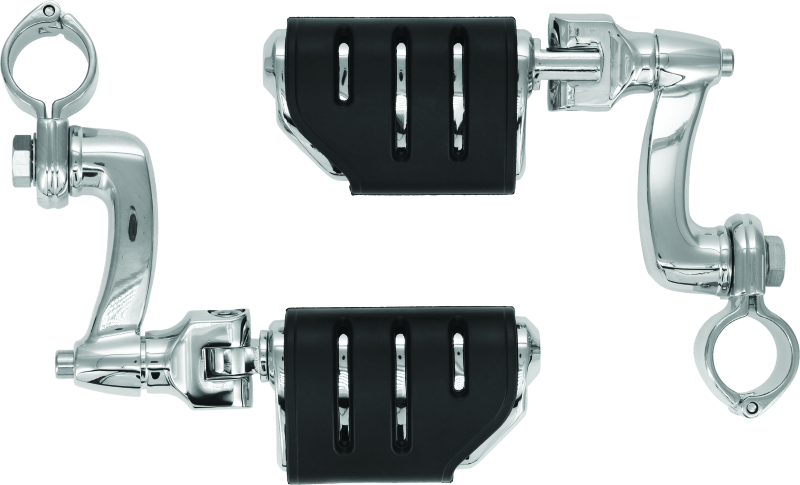 Kuryakyn Trident Dually Longhorn Offset 1-1/4inch Clamp Chrome - Cycle City Outdoors