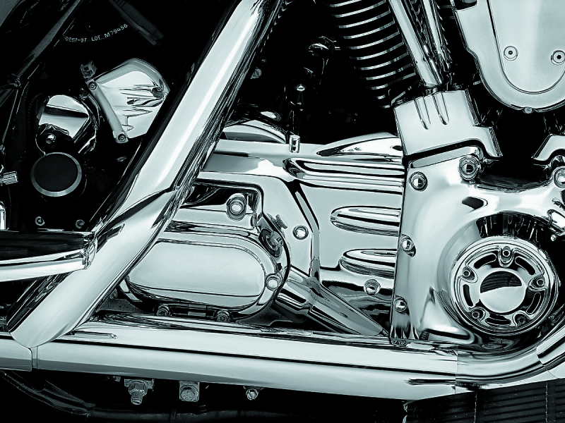 Kuryakyn Transmission Cover 02-06 Touring Models Chrome - Cycle City Outdoors