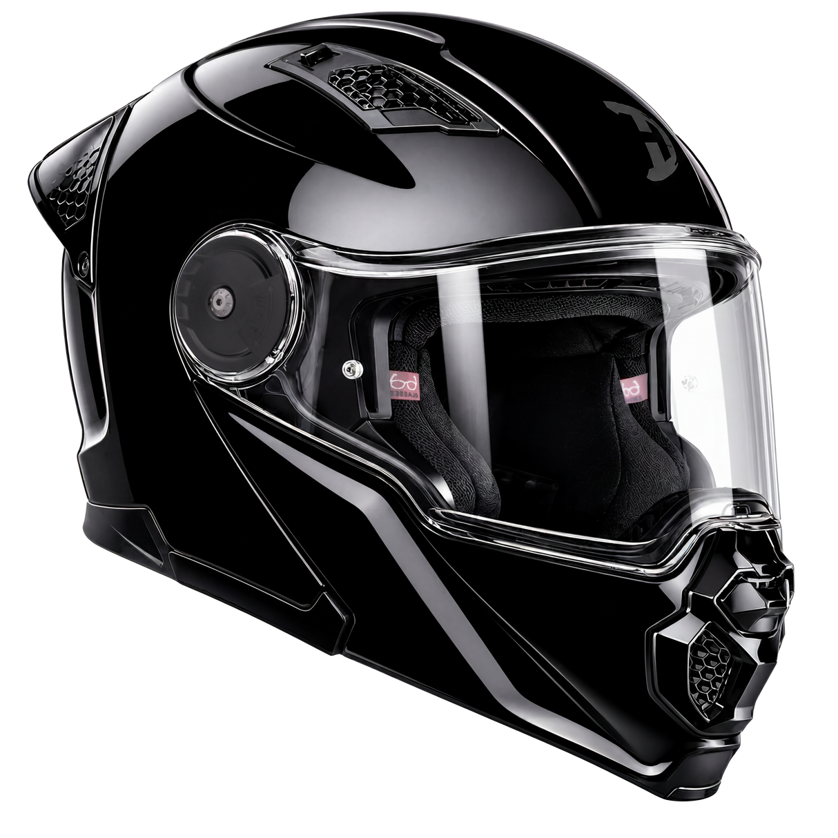 Daytona - D.O.T. & ECE Daytona C6- Hi-Gloss Black Modular Motorcycle Helmet