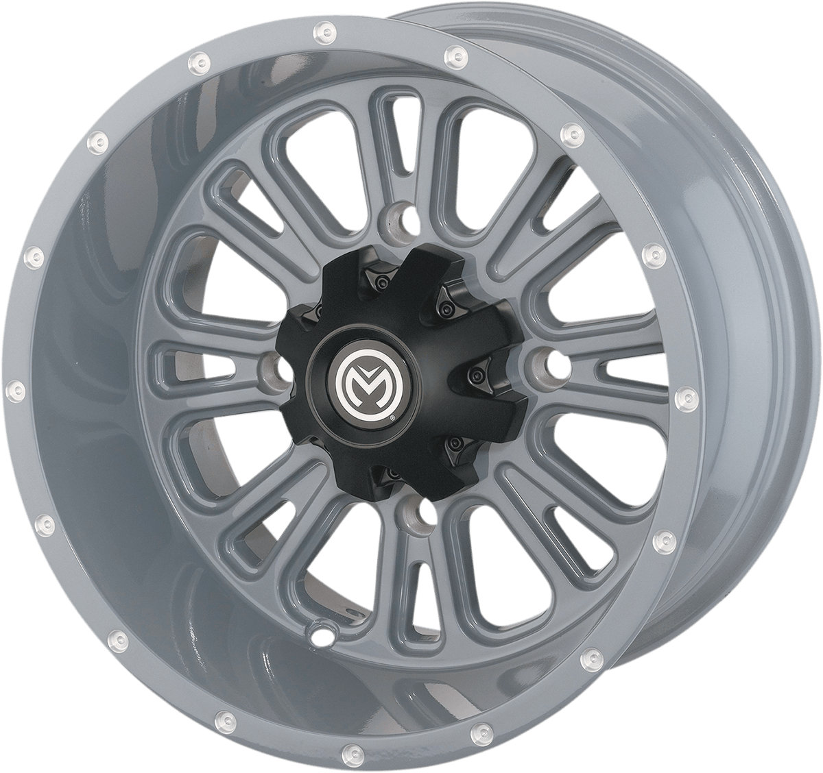 MOOSE UTILITY Wheel - 399X - Rear - Gray - 14x8 - 4/110 - 4+4 399MO148110KG4