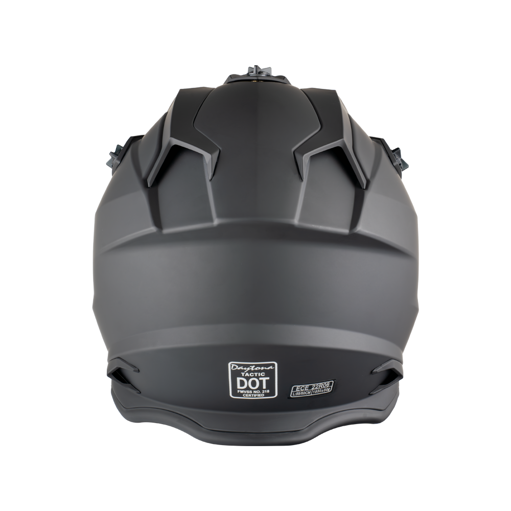 Daytona Tactic Off Road Helmet - D.O.T. & ECE - Dull Black