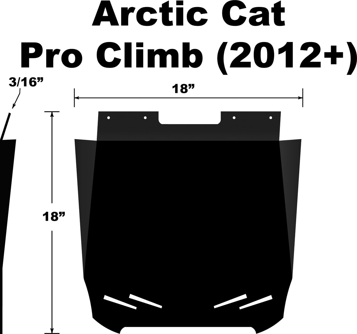 Snowflap Arctic Cat Proclimb/M/Hcr 2012+