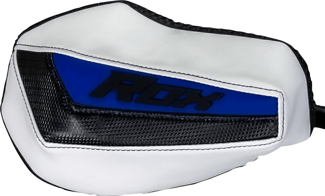 ROX SPEED FX Handguards - Generation 3 Flex-Tec - Black/White/Blue FT3-HG-BWB