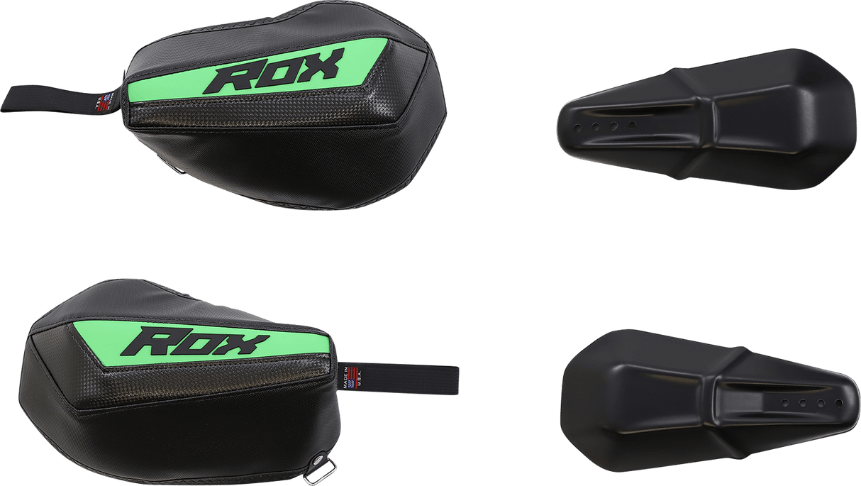 ROX SPEED FX Handguards - Generation 3 Flex-Tec - Green FT3-HG-G