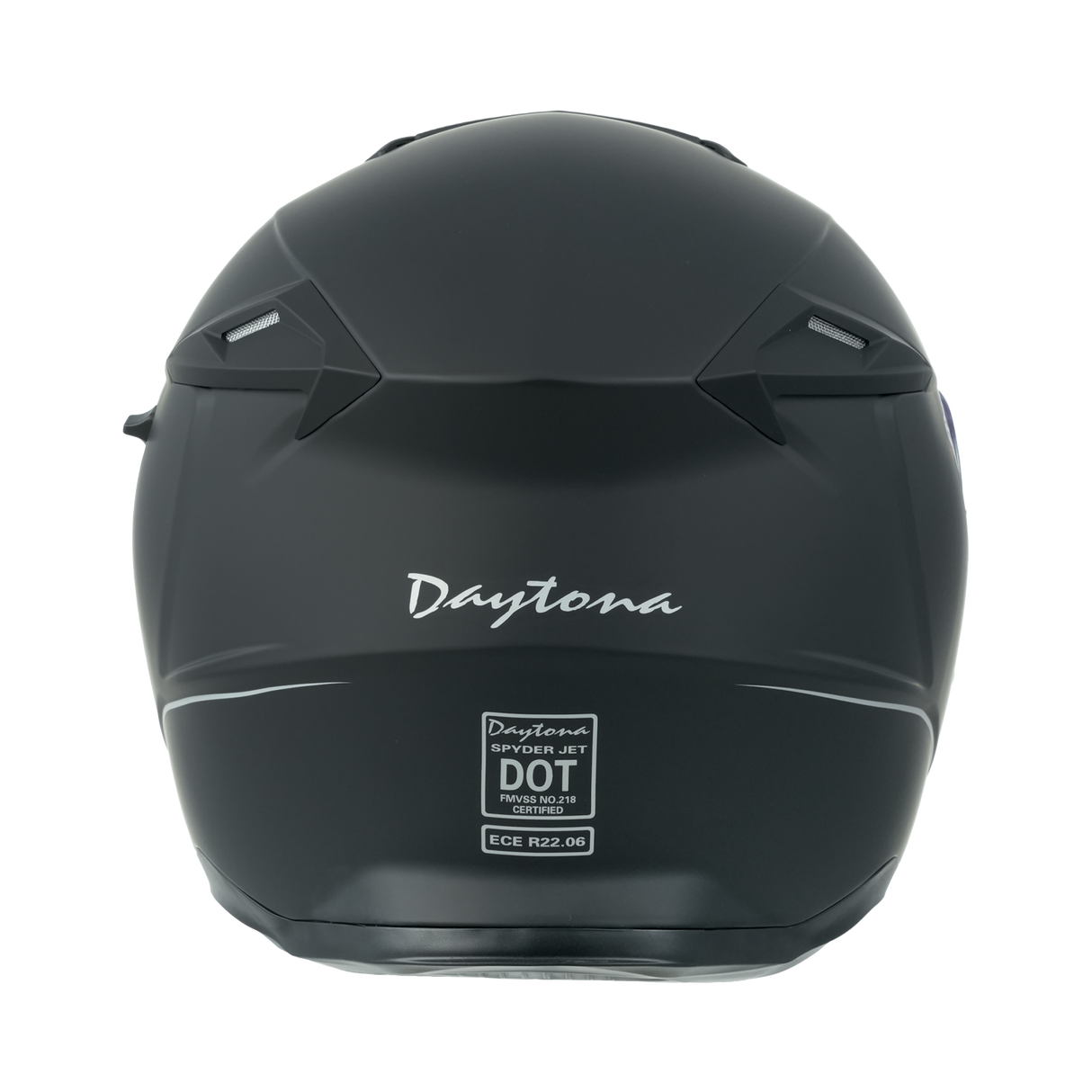 Daytona Spyder Jet- Dull Black D.O.T. & ECE approved