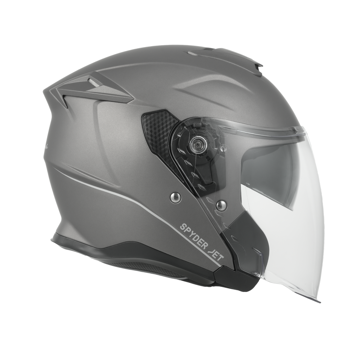 Daytona Spyder Jet- Gun Metal Grey Dull Metallic D.O.T. & ECE approved