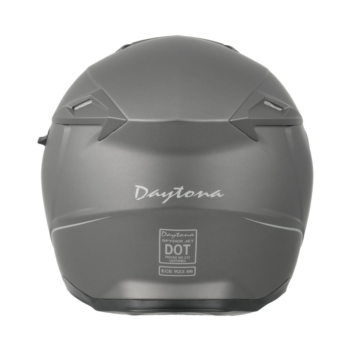 Daytona Spyder Jet- Gun Metal Grey Dull Metallic D.O.T. & ECE approved