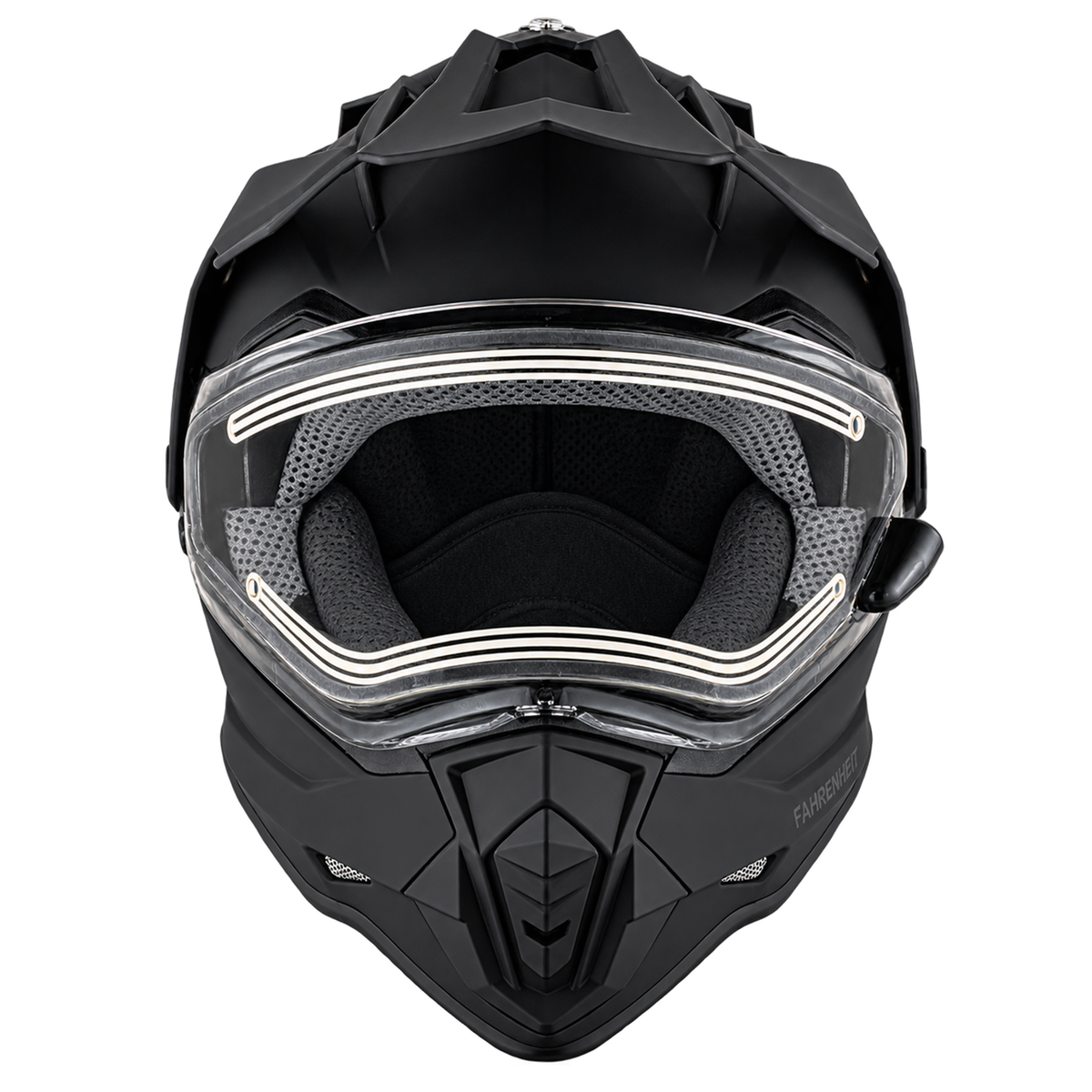 Daytona Fahrenheit- D.O.T. - Dull Black - Snow Helmet