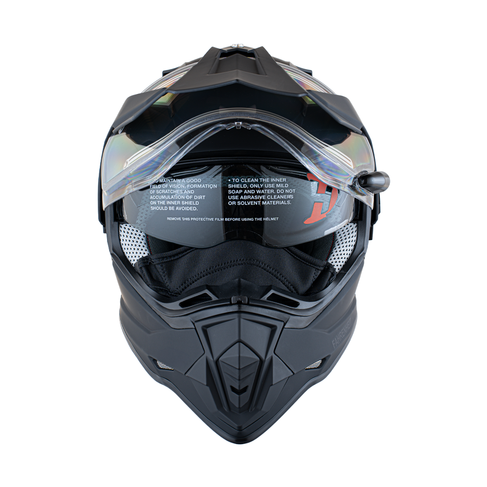 Daytona Fahrenheit- D.O.T. - Dull Black - Snow Helmet