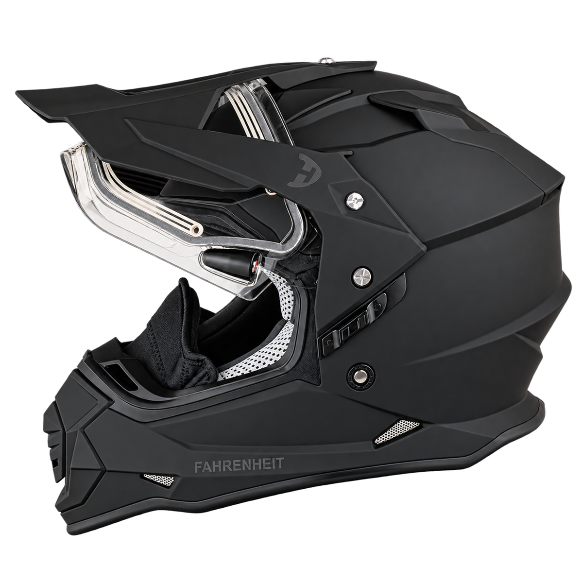 Daytona Fahrenheit- D.O.T. - Dull Black - Snow Helmet