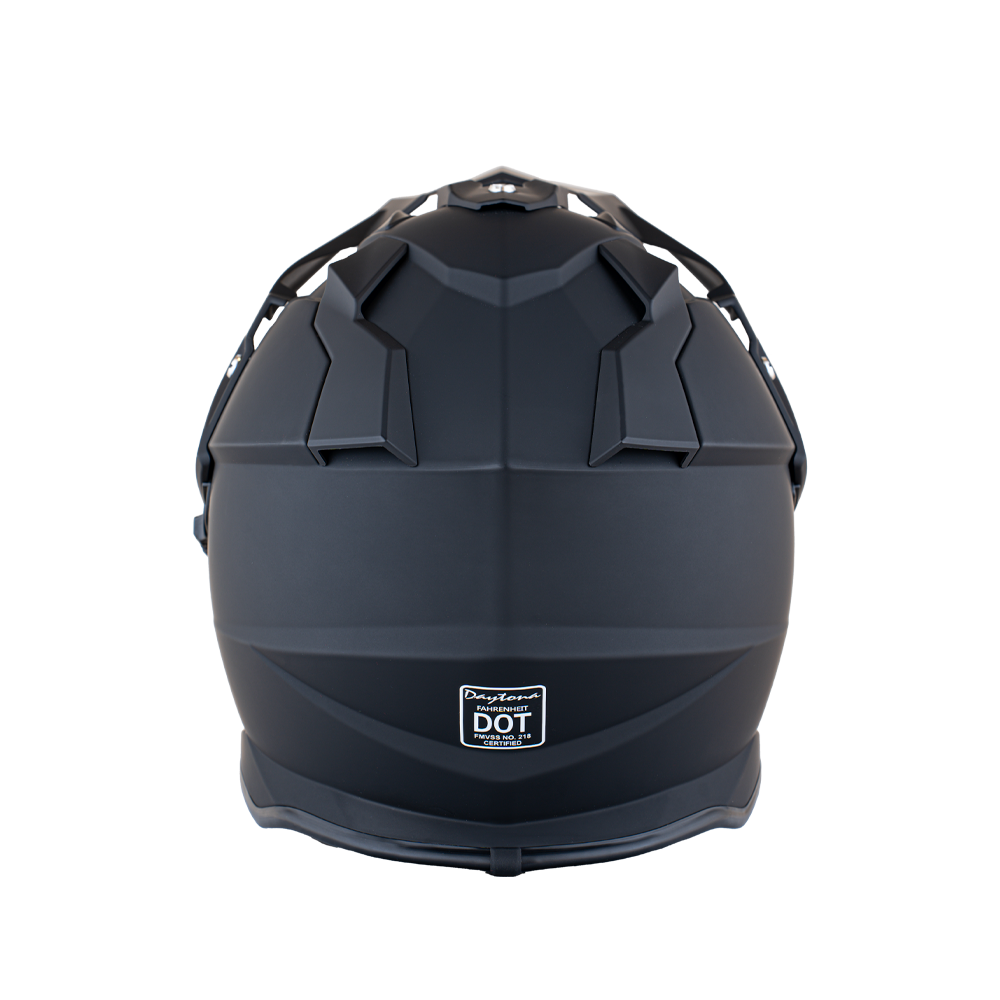Daytona Fahrenheit- D.O.T. - Dull Black - Snow Helmet