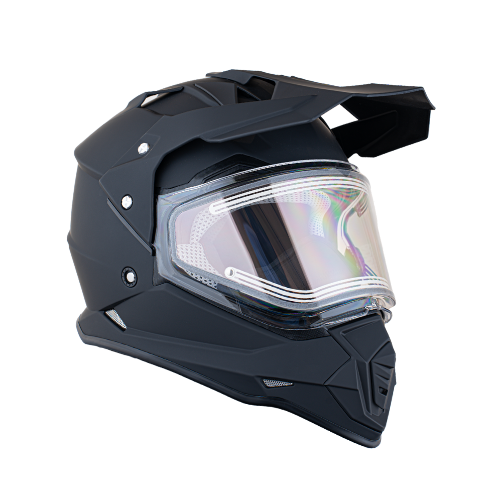 Daytona Fahrenheit- D.O.T. - Dull Black - Snow Helmet