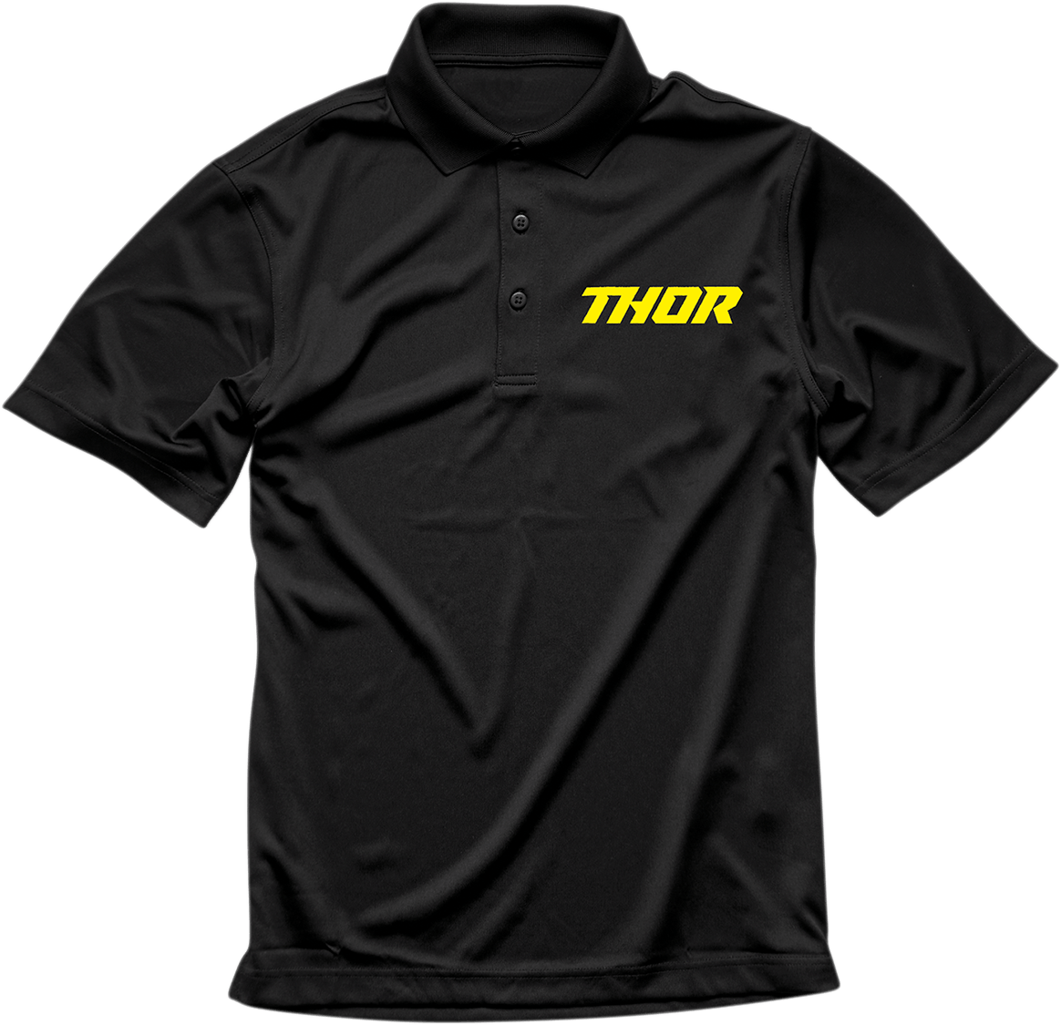 THOR Loud Polo Shirt - Black - Large 3040-2620