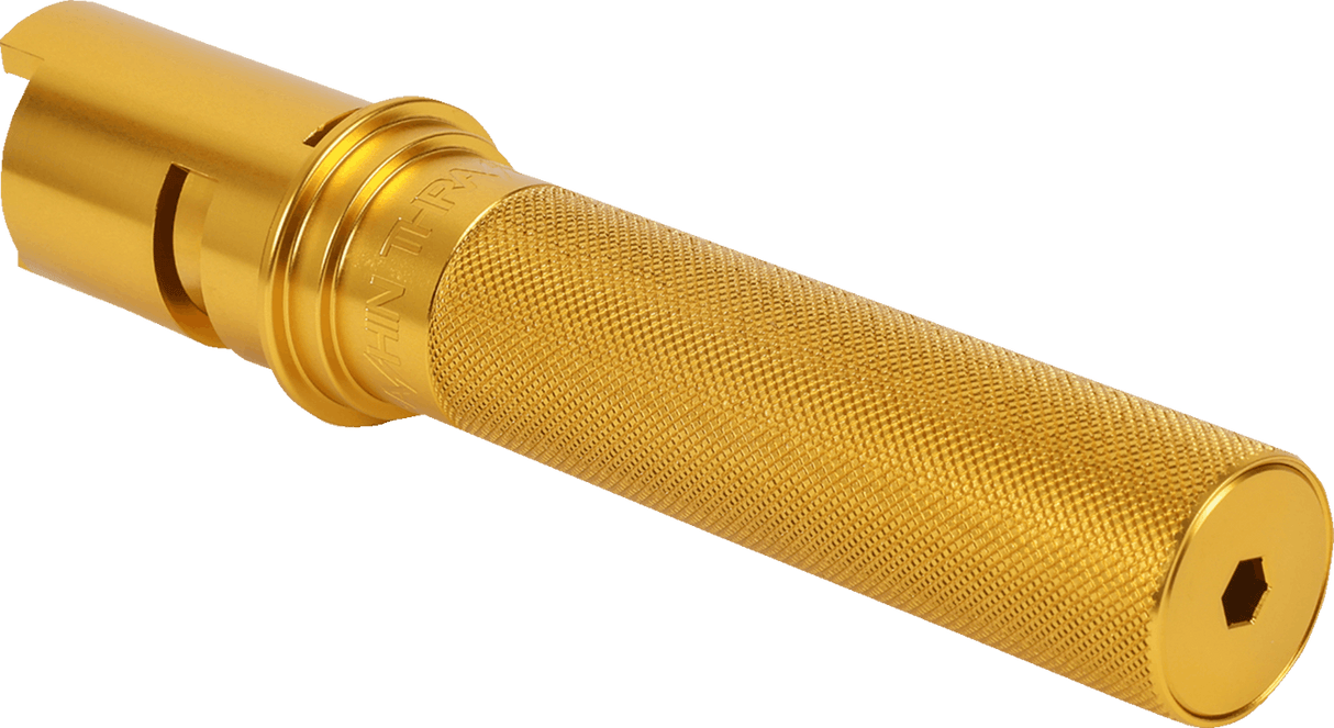 THRASHIN SUPPLY CO. Throttle Tube - Knurled - 1" - Gen 2 TBW - Gold TSC-2806-5