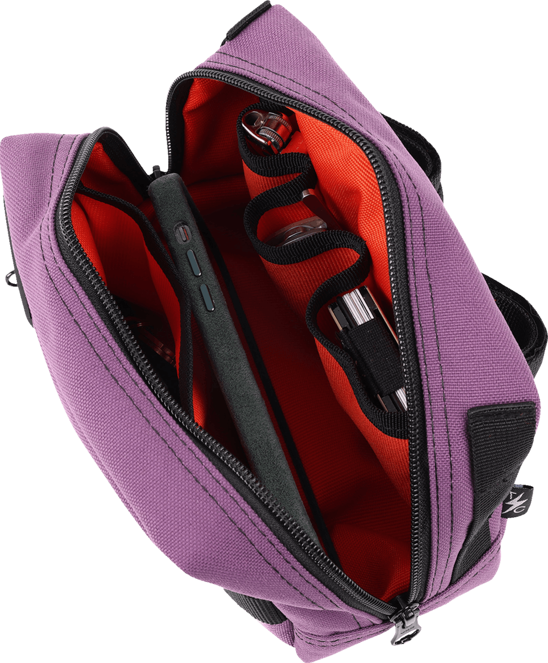 THRASHIN SUPPLY CO. Handlebar Bag - Purple THB-0024