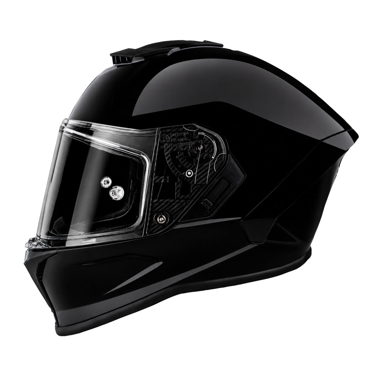 Daytona D.O.T. & ECE Daytona Viper- Hi-Gloss Black Motorcycle Helmet