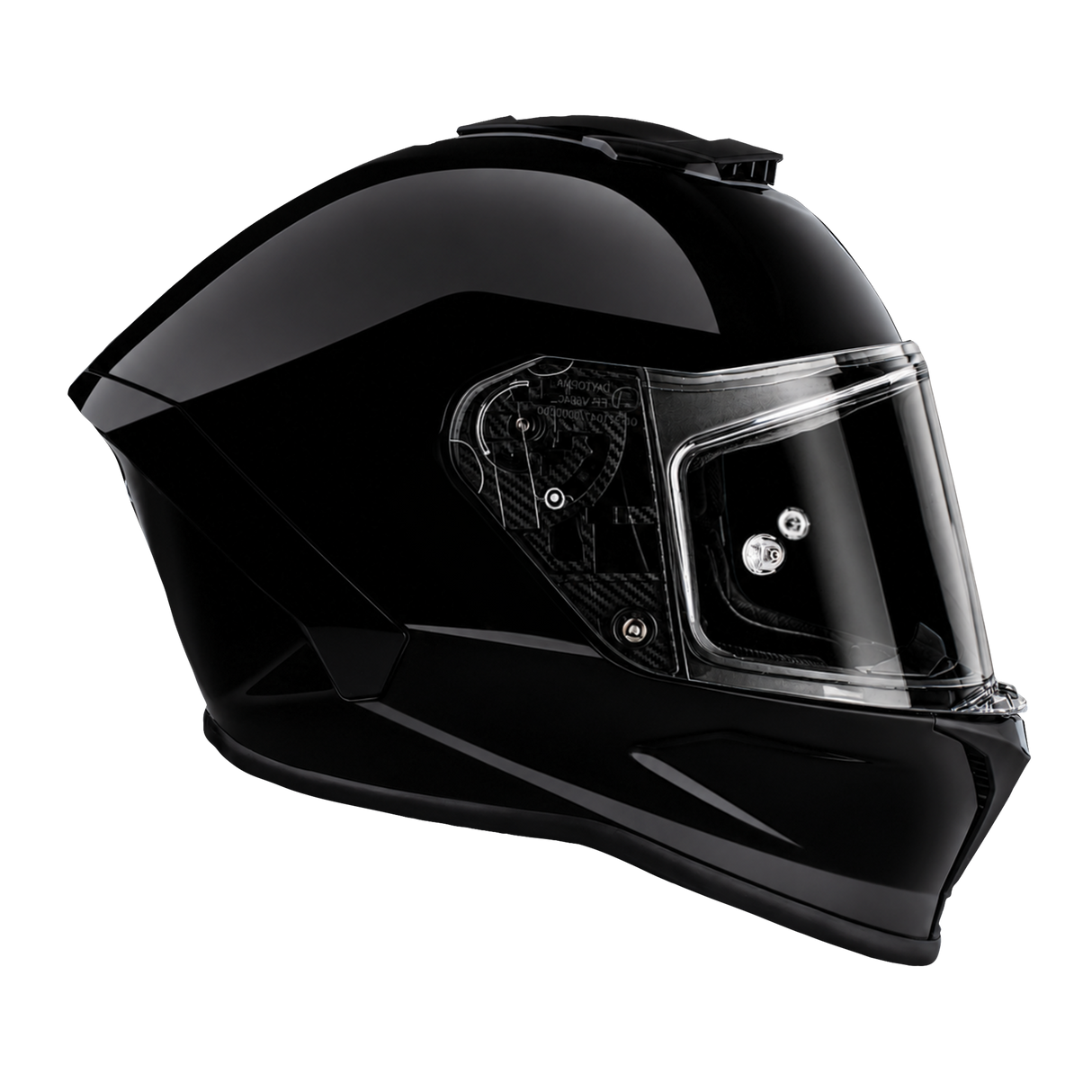Daytona D.O.T. & ECE Daytona Viper- Hi-Gloss Black Motorcycle Helmet