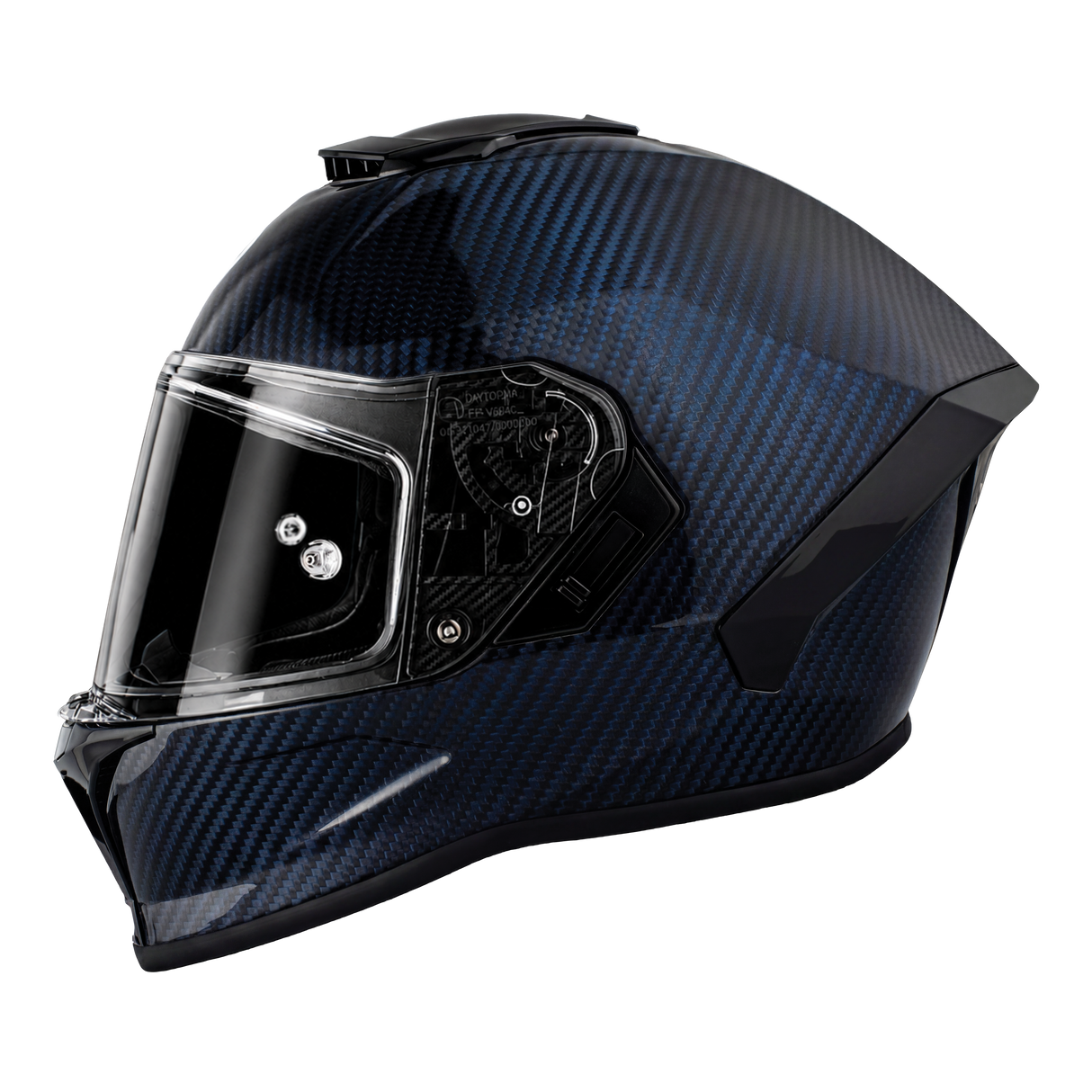 Daytona - D.O.T. & ECE Daytona Viper- Blue Carbon Fiber Motorcycle Helmet