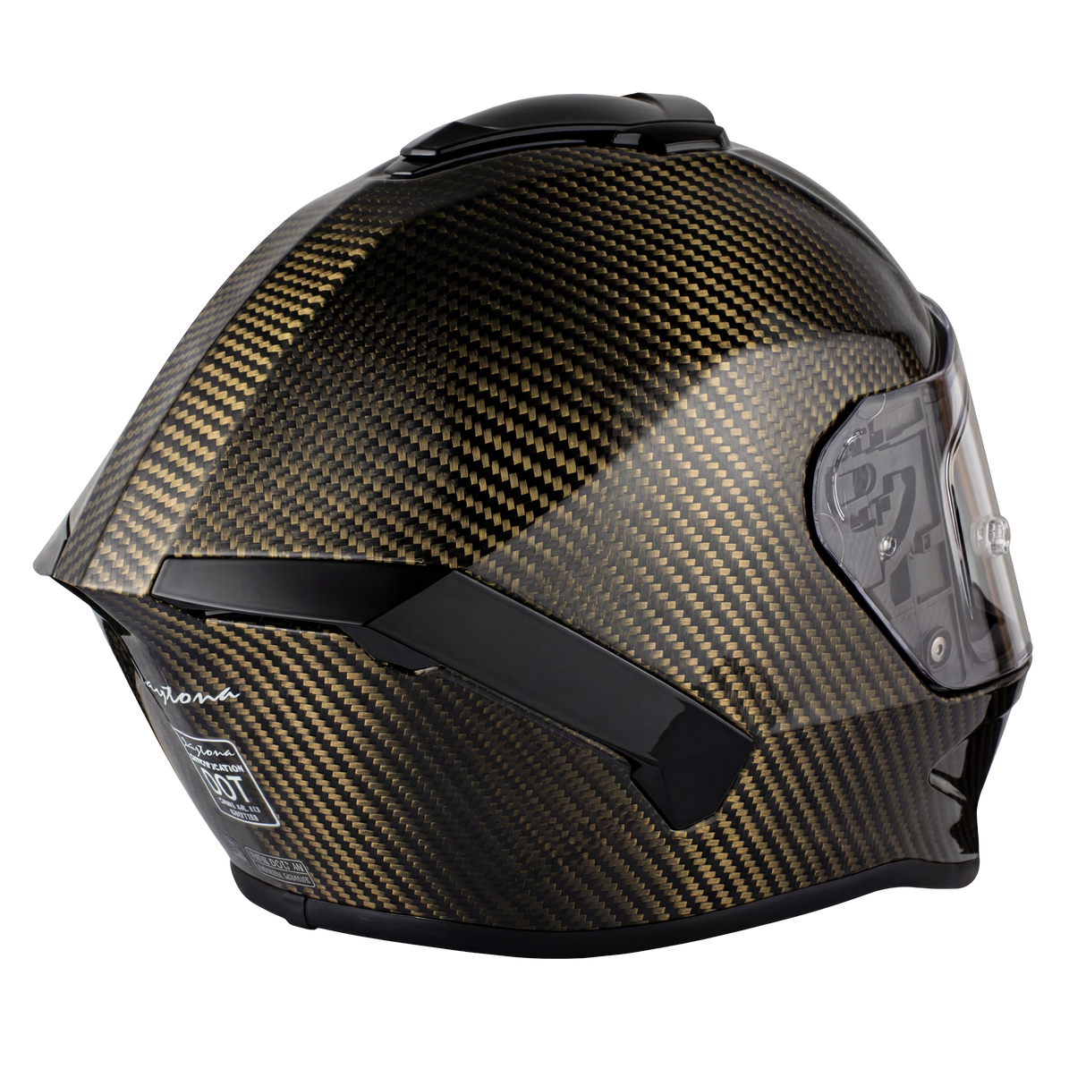 Daytona D.O.T. & ECE Daytona Viper- Gold Carbon Fiber