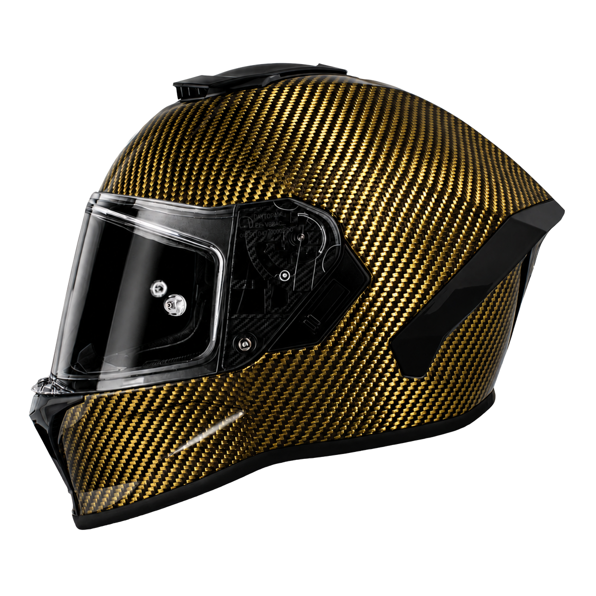 Daytona Viper Full Face Helmet (Gold Carbon Fiber)