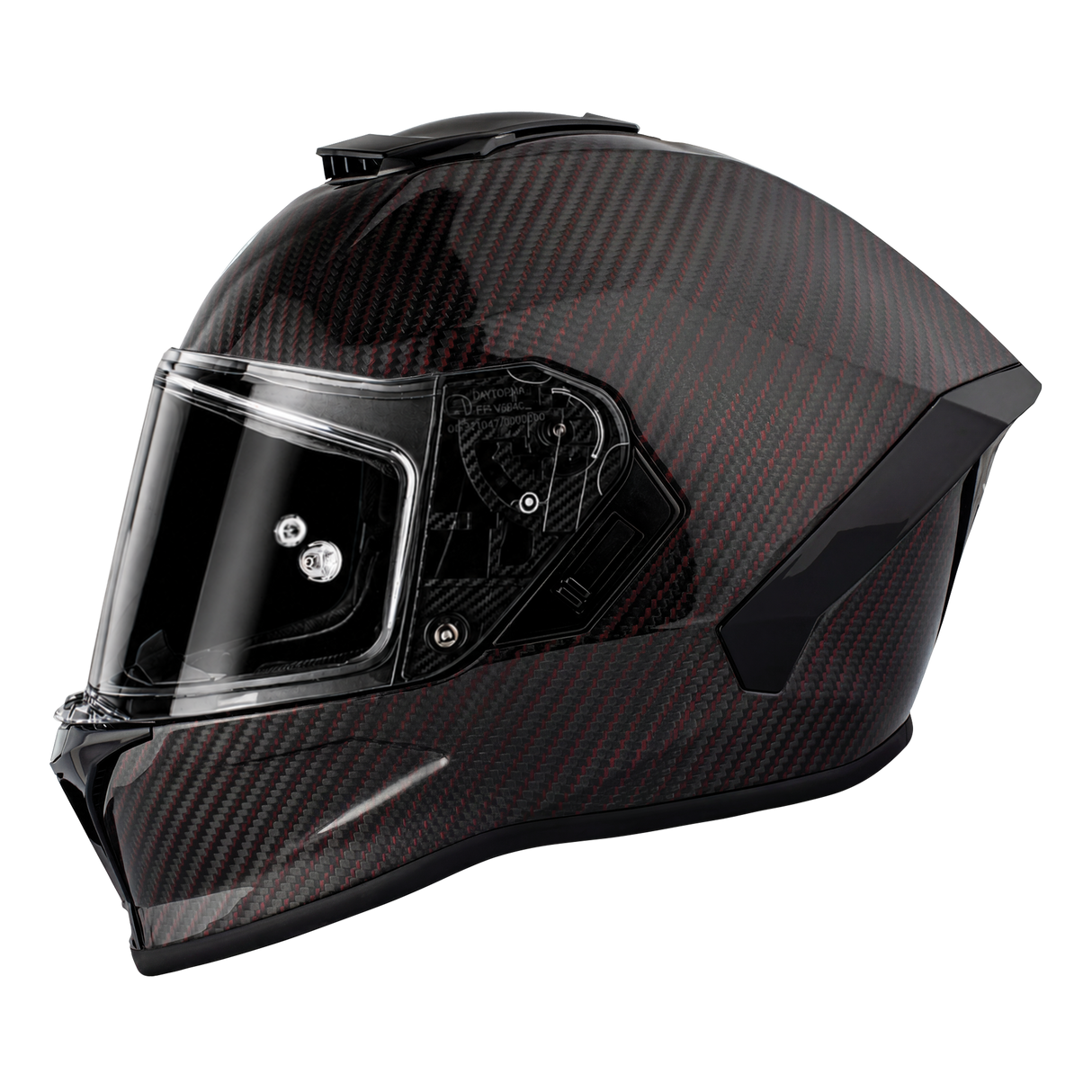 Daytona D.O.T. & ECE Daytona Viper- Red Carbon Fiber Motorcycle Helmet