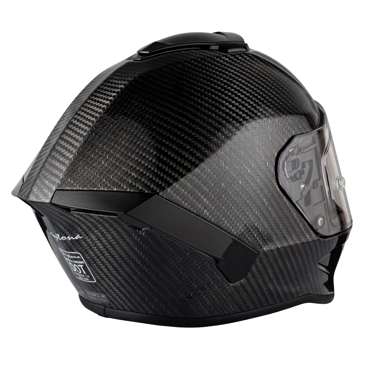 Daytona D.O.T. & ECE Daytona Viper- Silver Carbon Fiber Motorcycle Helmet