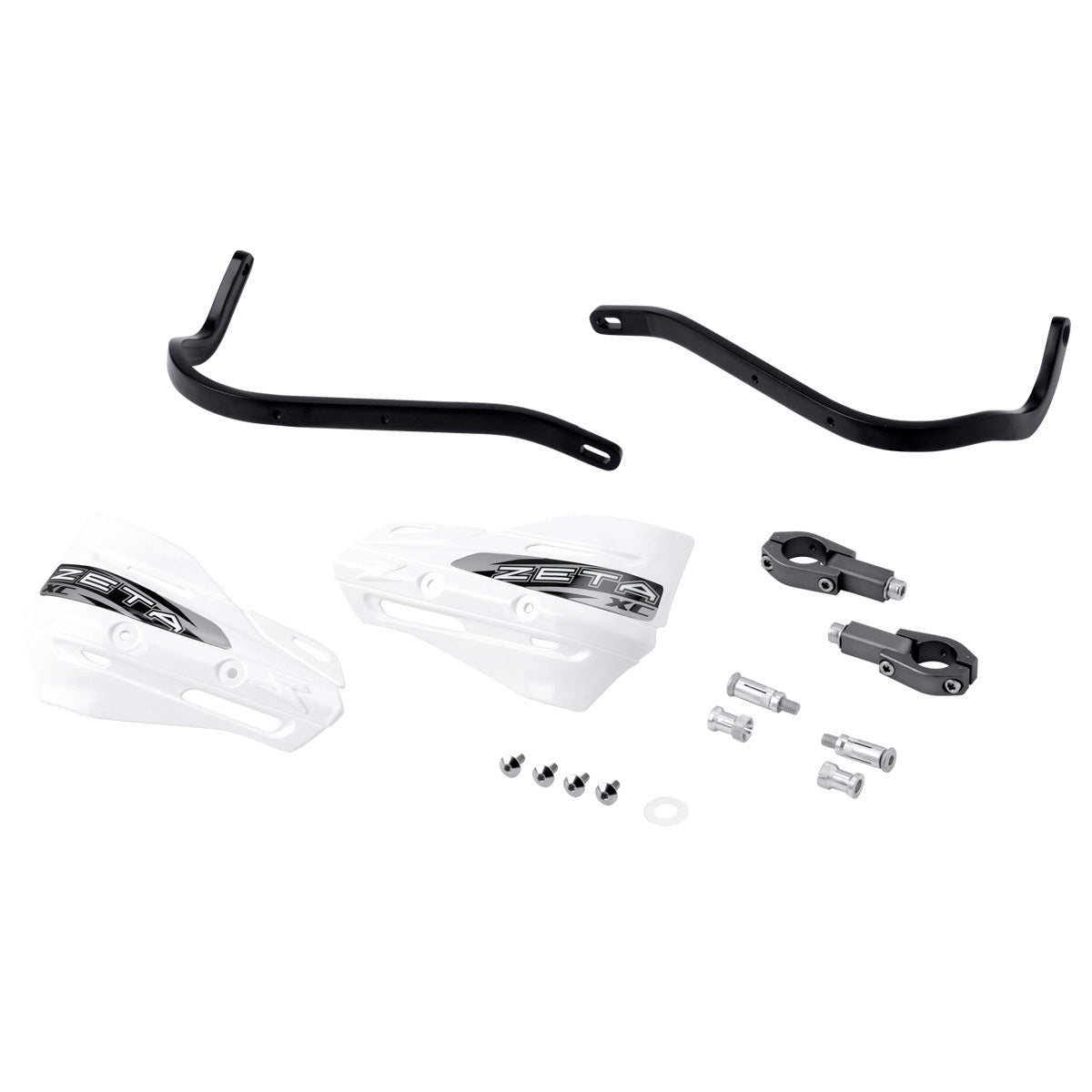 Zeta Armor Handguard Xc Kit For 28.6mm Bar Black/White