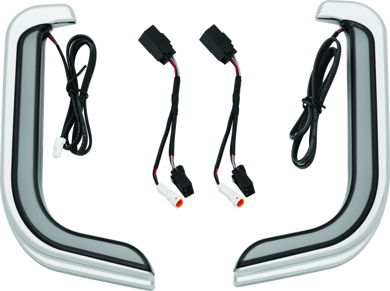 Kuryakyn Tracer LED Fairing Lower Accents Chrome - Cycle City Outdoors