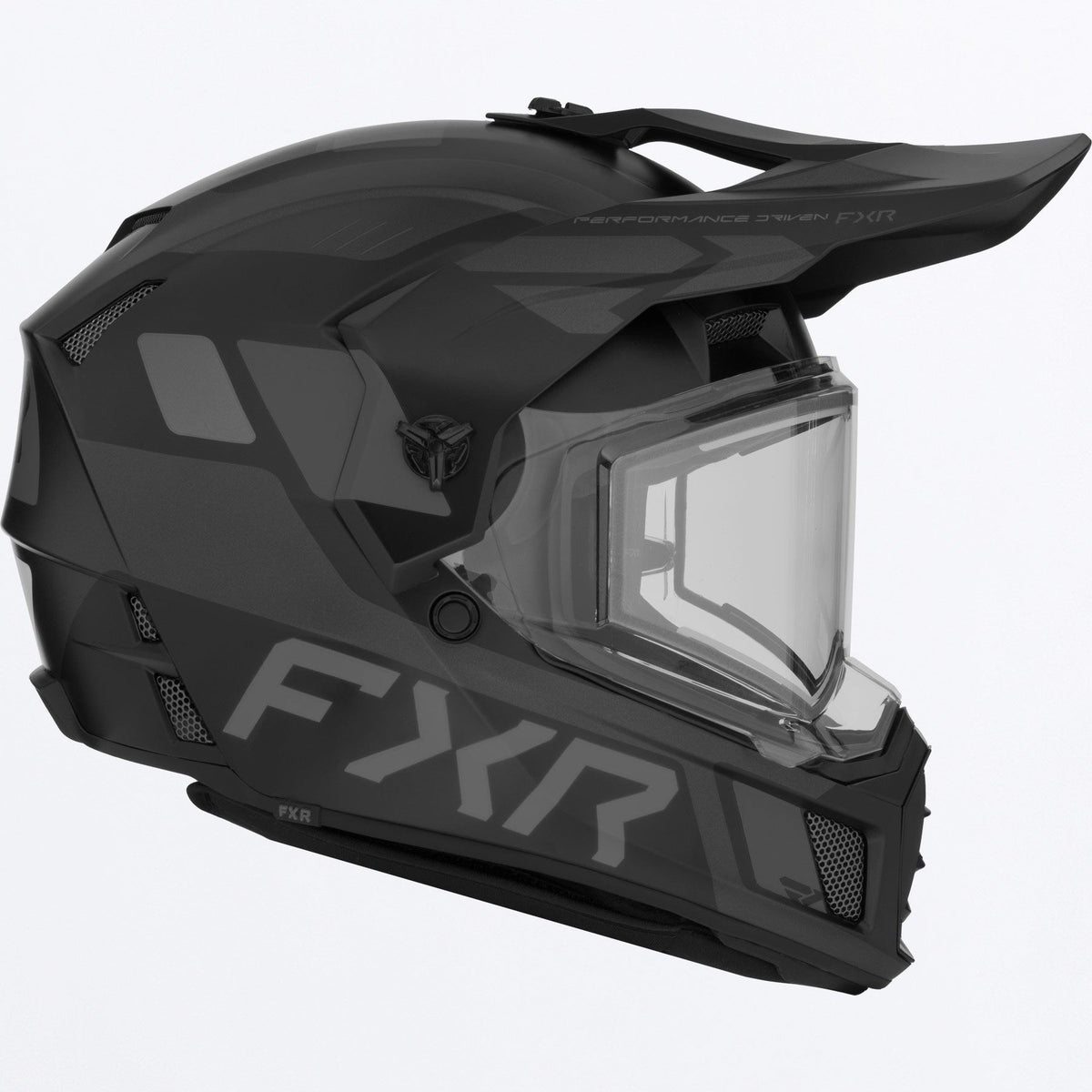FXR Clutch-X Helmet w/ Electric Shield | Black Ops | Sizes XS–3XL