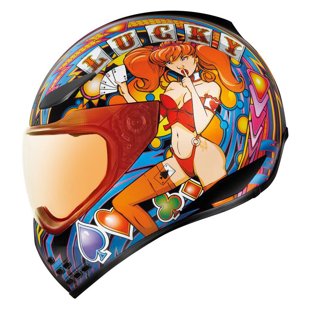 Icon Domain Lucky Lid 4 Helmet - Cycle City Outdoors