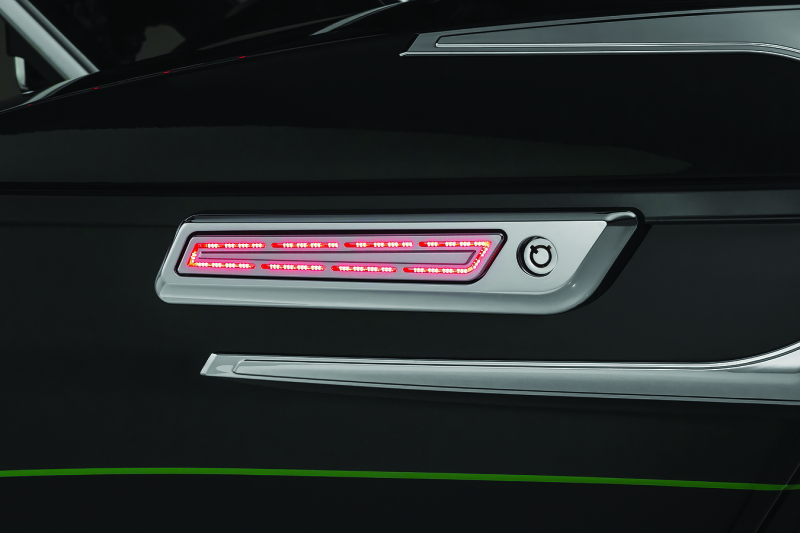 Kuryakyn LED Saddlebag Hinge Accents Chrome - Cycle City Outdoors