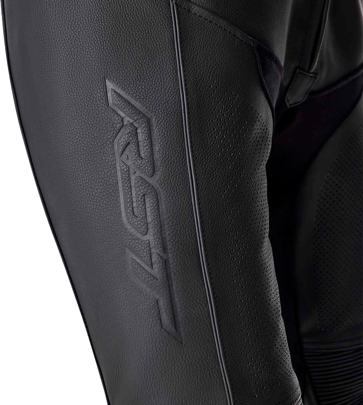 RST T2 D3O Leather Pants Black