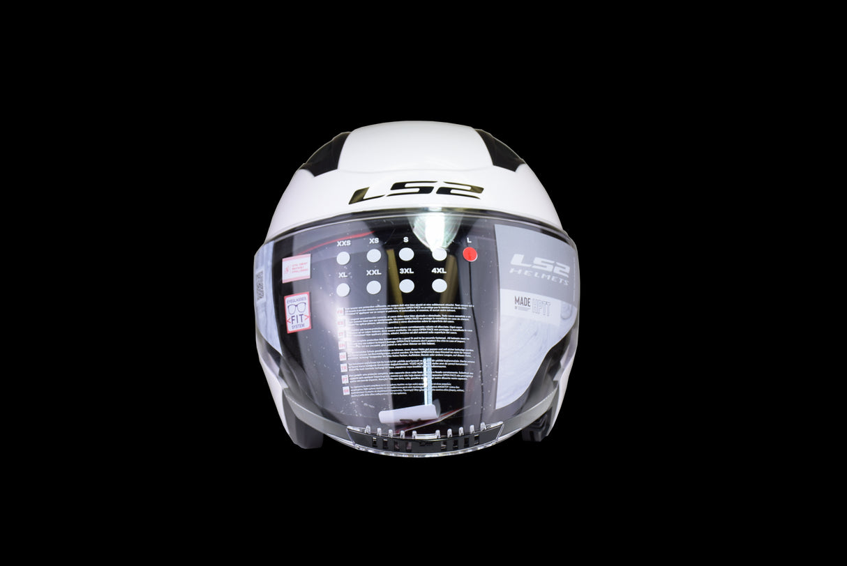 LS2 - Copter Open Face Helmet - Gloss White