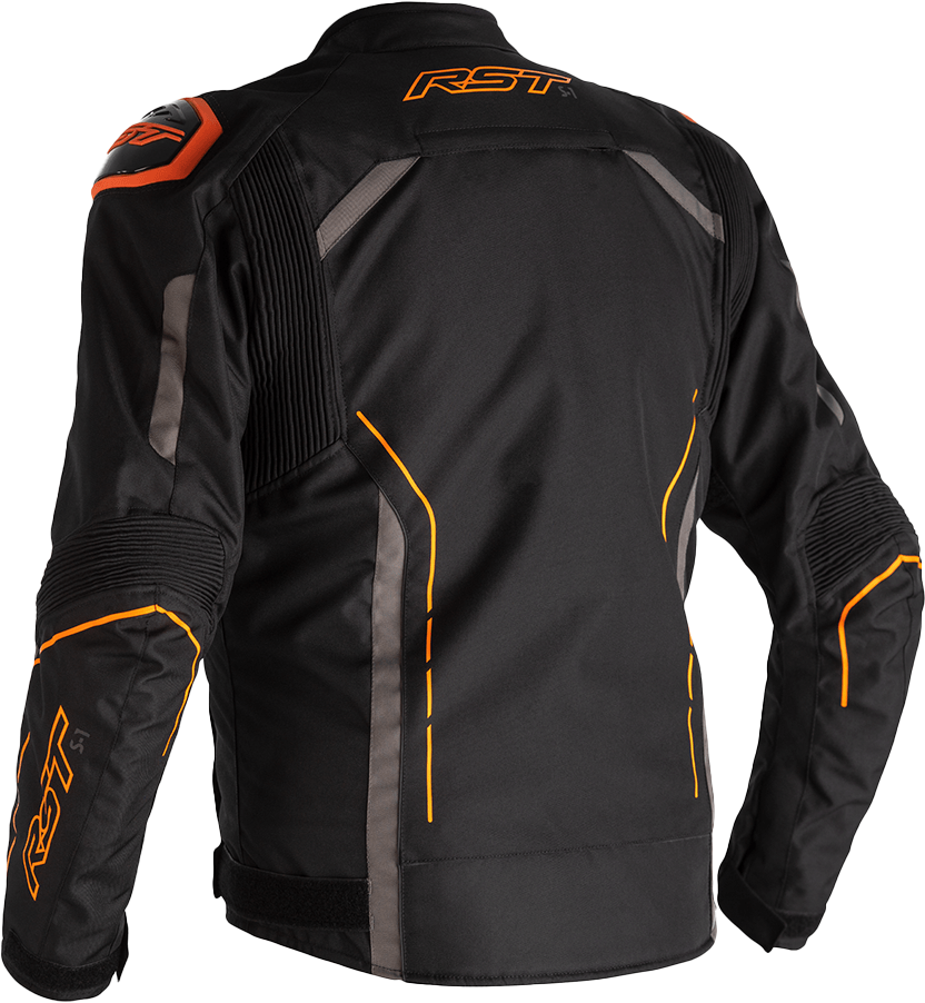 S1 Ce Jacket Blk/Gry/Neon Org Textile Sm