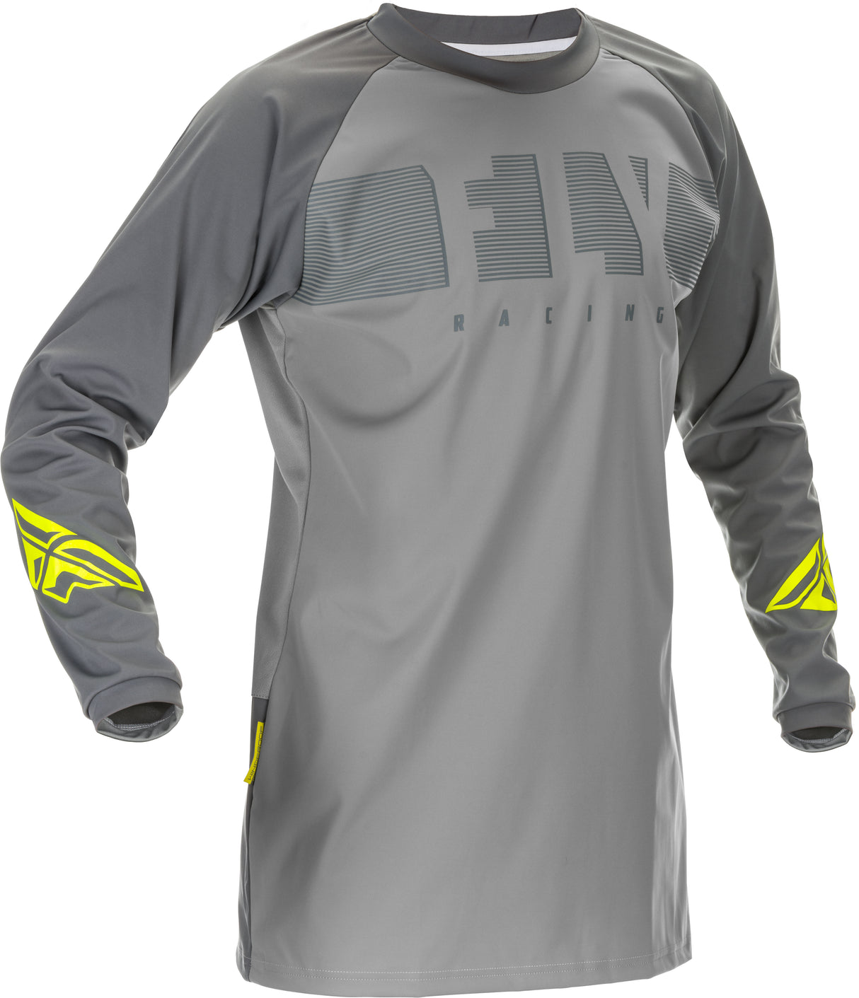 Windproof Jersey Grey/Hi Vis Lg - Cycle City Outdoors