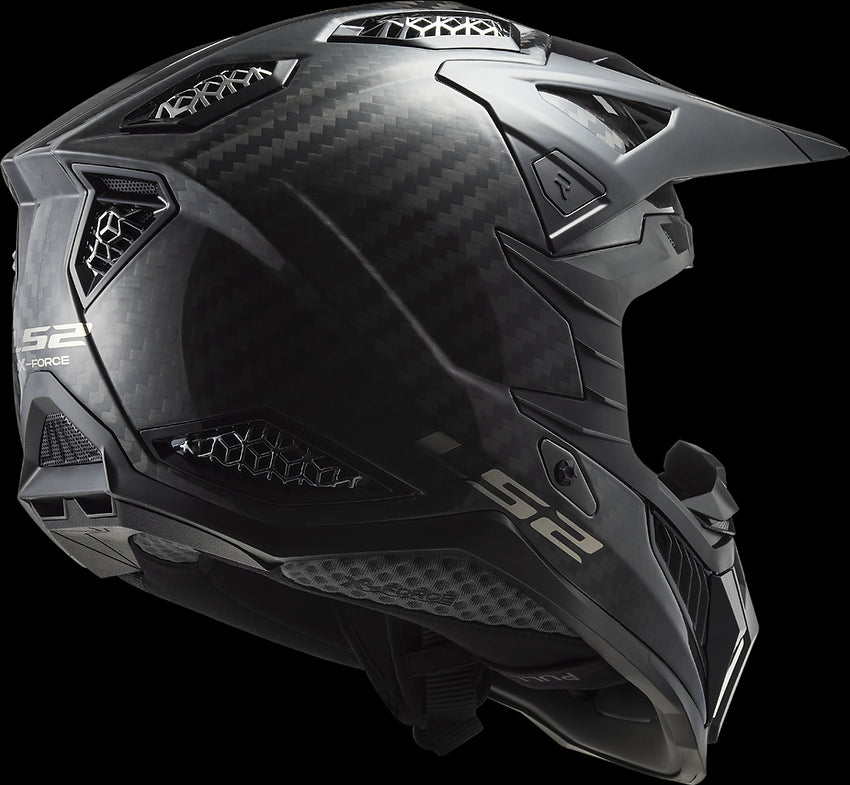 LS2 - X Force Carbon Motocross Helmet - Matte Carbon