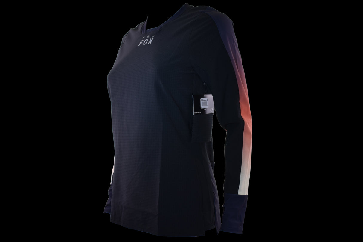Fox Racing - Womens Defend Thermal Jersey Lunar - Blk - S