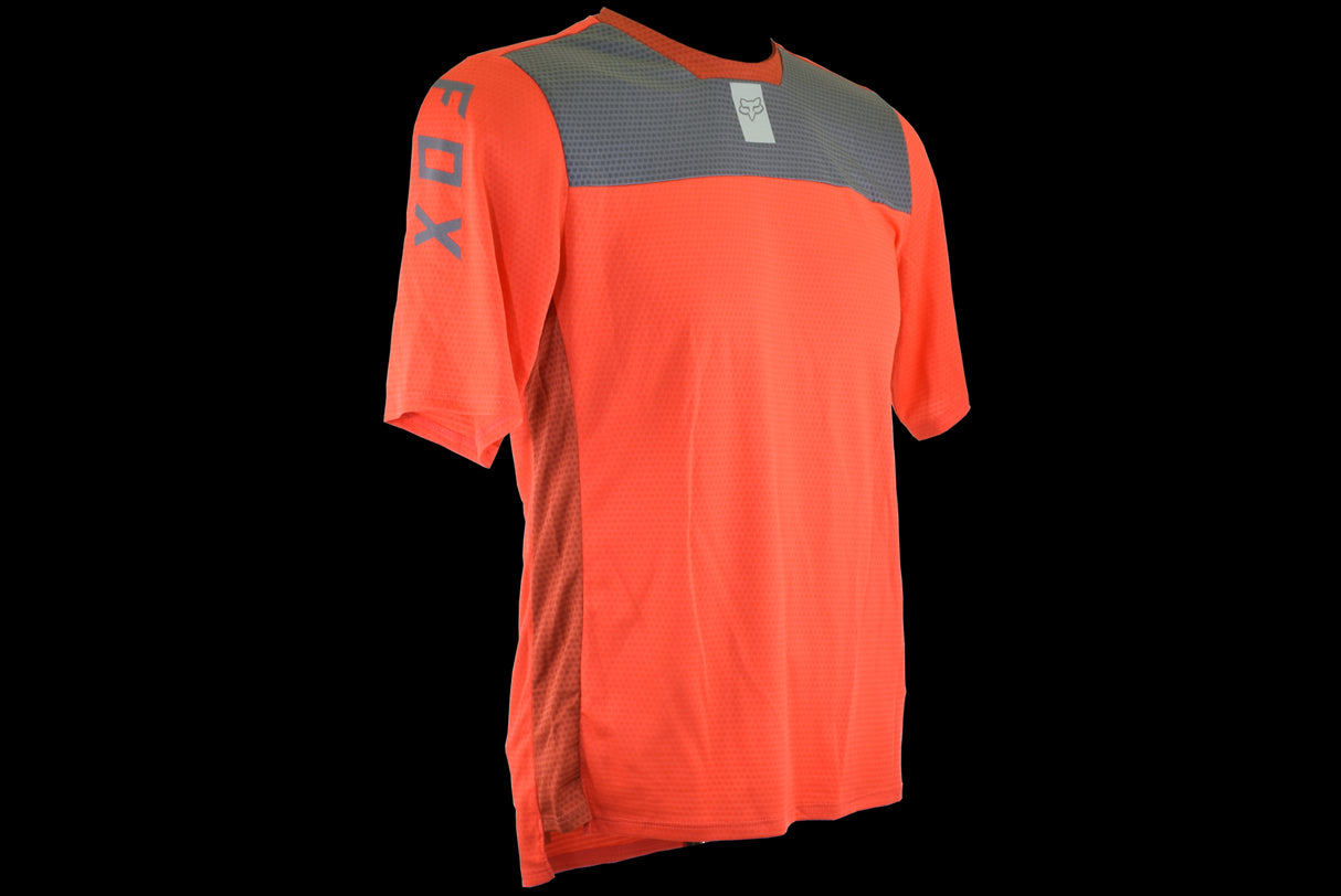 Fox Racing - Youth Defend Ss Jersey - Flo Red - YL