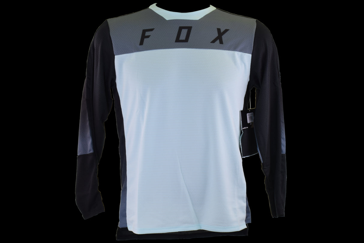 Fox Racing - Youth Defend Ls Jersey Race - Ice Blue - YL