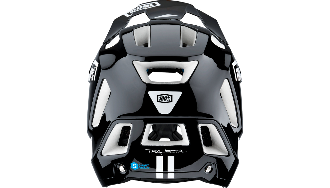 100% Trajecta Bicycle Helmet - Fidlock - Black/White